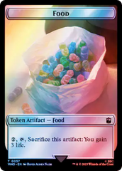 Human (0037) // Food (0057) Double-Sided Token (Surge Foil) [Doctor Who Tokens] | Deep Dive Games St. Marys