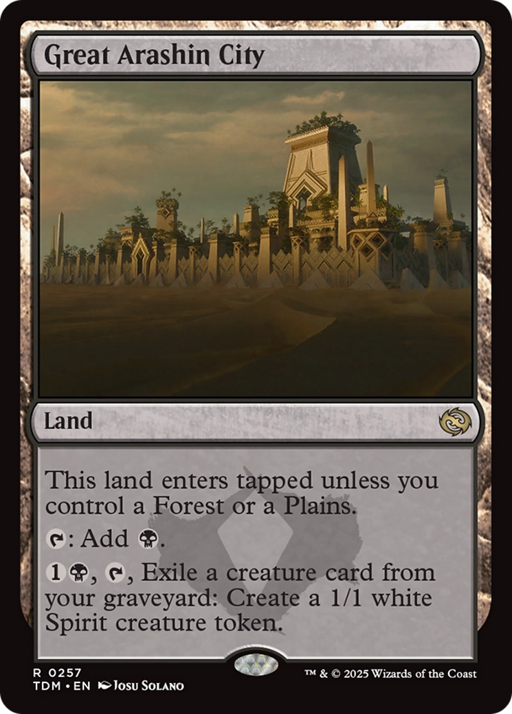 Great Arashin City [Tarkir: Dragonstorm] | Deep Dive Games St. Marys