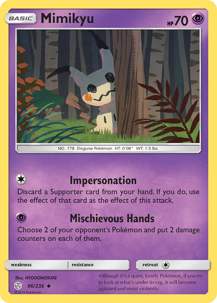 Mimikyu (96/236) [Sun & Moon: Cosmic Eclipse] | Deep Dive Games St. Marys