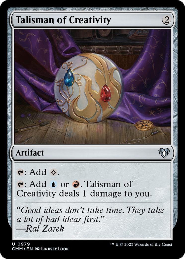 Talisman of Creativity [Commander Masters] | Deep Dive Games St. Marys