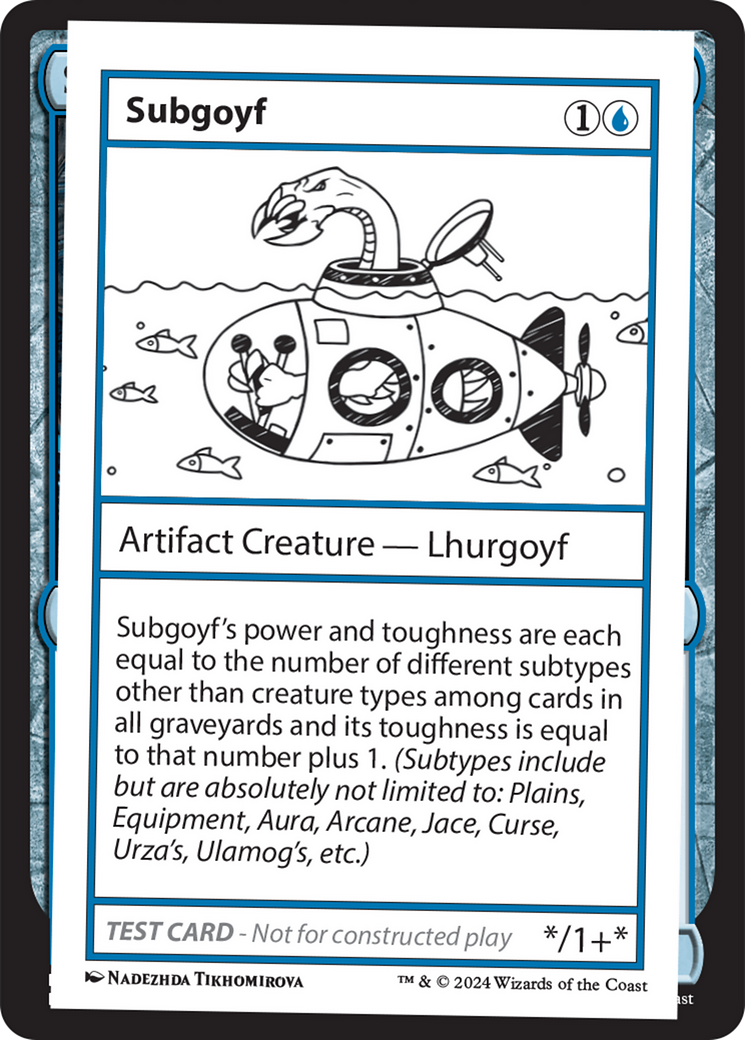 Subgoyf [Mystery Booster 2 Playtest Cards] | Deep Dive Games St. Marys