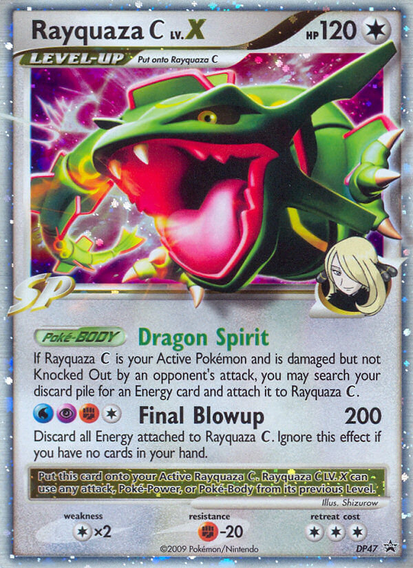 Rayquaza C LV.X (DP47) [Diamond & Pearl: Black Star Promos] | Deep Dive Games St. Marys