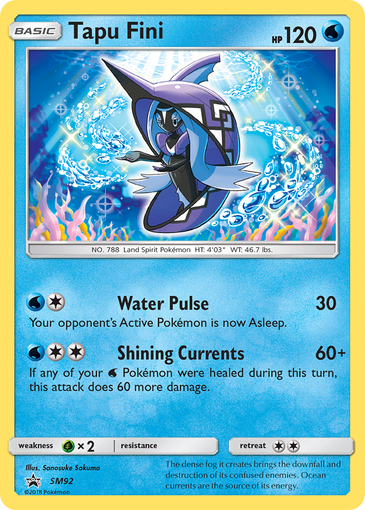 Tapu Fini (SM92) [Sun & Moon: Black Star Promos] | Deep Dive Games St. Marys