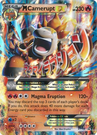 M Camerupt EX (XY198) (Jumbo Card) [XY: Black Star Promos] | Deep Dive Games St. Marys