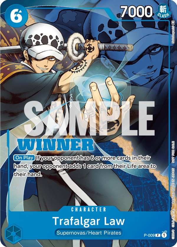 Trafalgar Law (P-009) (Winner Pack Vol. 1) [One Piece Promotion Cards] | Deep Dive Games St. Marys