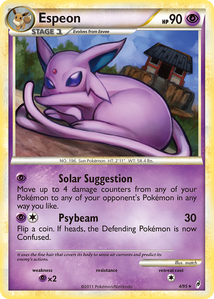 Espeon (4/95) [HeartGold & SoulSilver: Call of Legends] | Deep Dive Games St. Marys