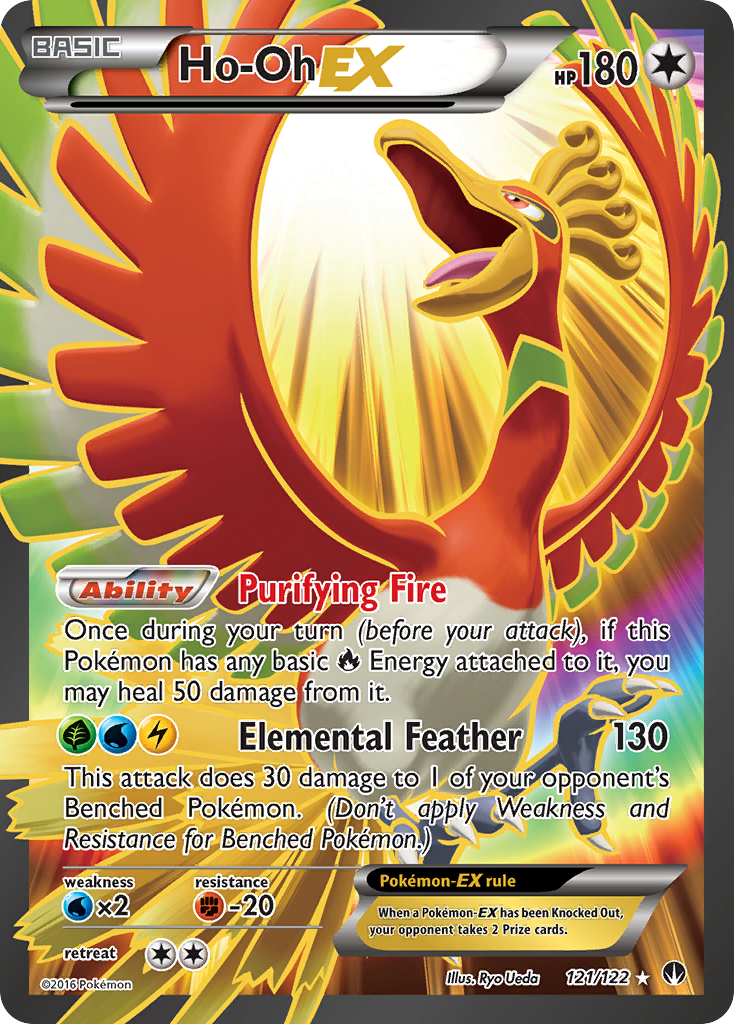 Ho-Oh EX (121/122) [XY: BREAKpoint] | Deep Dive Games St. Marys