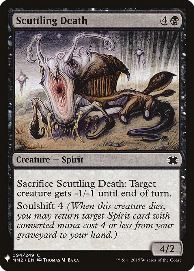 Scuttling Death [Mystery Booster] | Deep Dive Games St. Marys