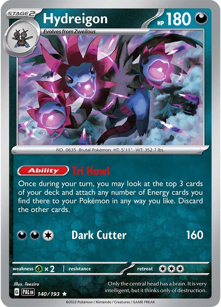 Hydreigon (140/193) [Scarlet & Violet: Paldea Evolved] | Deep Dive Games St. Marys