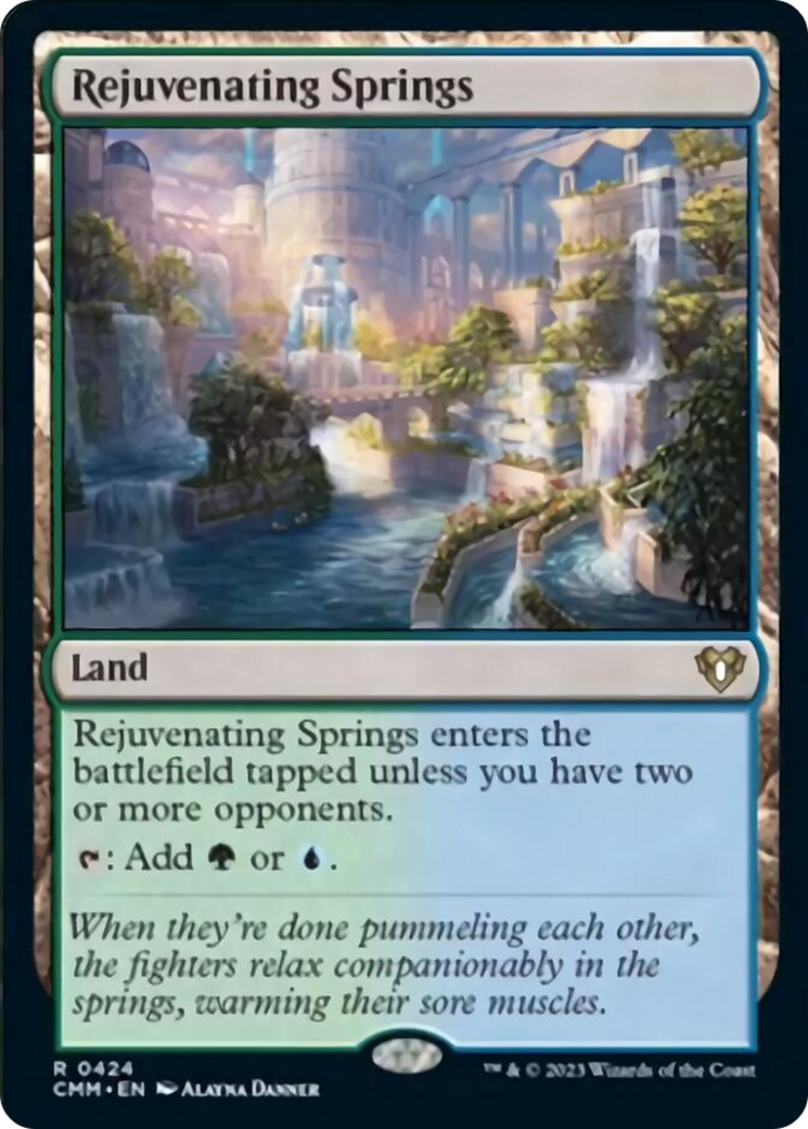 Rejuvenating Springs [Commander Masters] | Deep Dive Games St. Marys