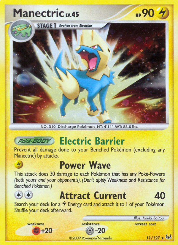 Manectric (11/127) [Platinum: Base Set] | Deep Dive Games St. Marys