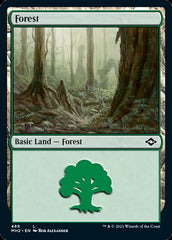 Forest (489) (Foil Etched) [Modern Horizons 2] | Deep Dive Games St. Marys