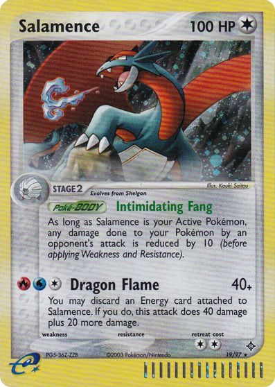 Salamence (19/97) (League Promo 2004) [League & Championship Cards] | Deep Dive Games St. Marys