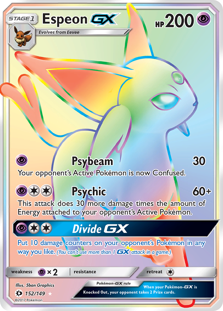 Espeon GX (152/149) [Sun & Moon: Base Set] | Deep Dive Games St. Marys