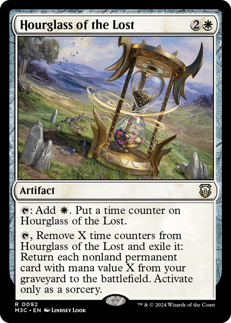 Hourglass of the Lost (Ripple Foil) [Modern Horizons 3 Commander] | Deep Dive Games St. Marys