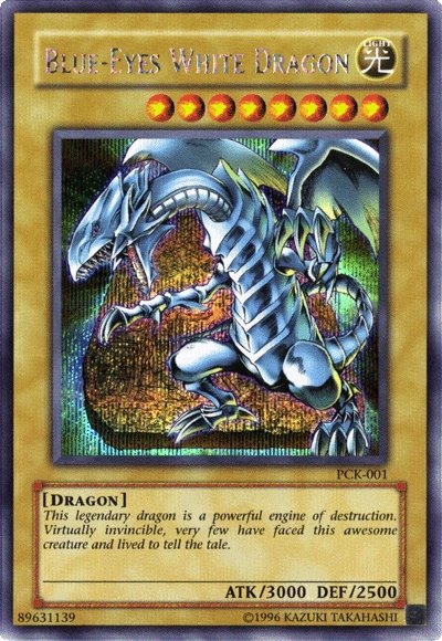 Blue-Eyes White Dragon (Power of Chaos: Kaiba the Revenge) [PCK-001] Secret Rare | Deep Dive Games St. Marys