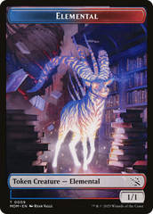 Elemental (09) // Spirit (13) Double-Sided Token [March of the Machine Tokens] | Deep Dive Games St. Marys