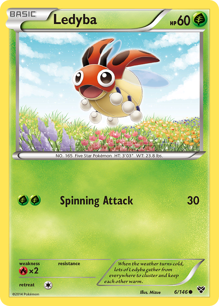 Ledyba (6/146) [XY: Base Set] | Deep Dive Games St. Marys