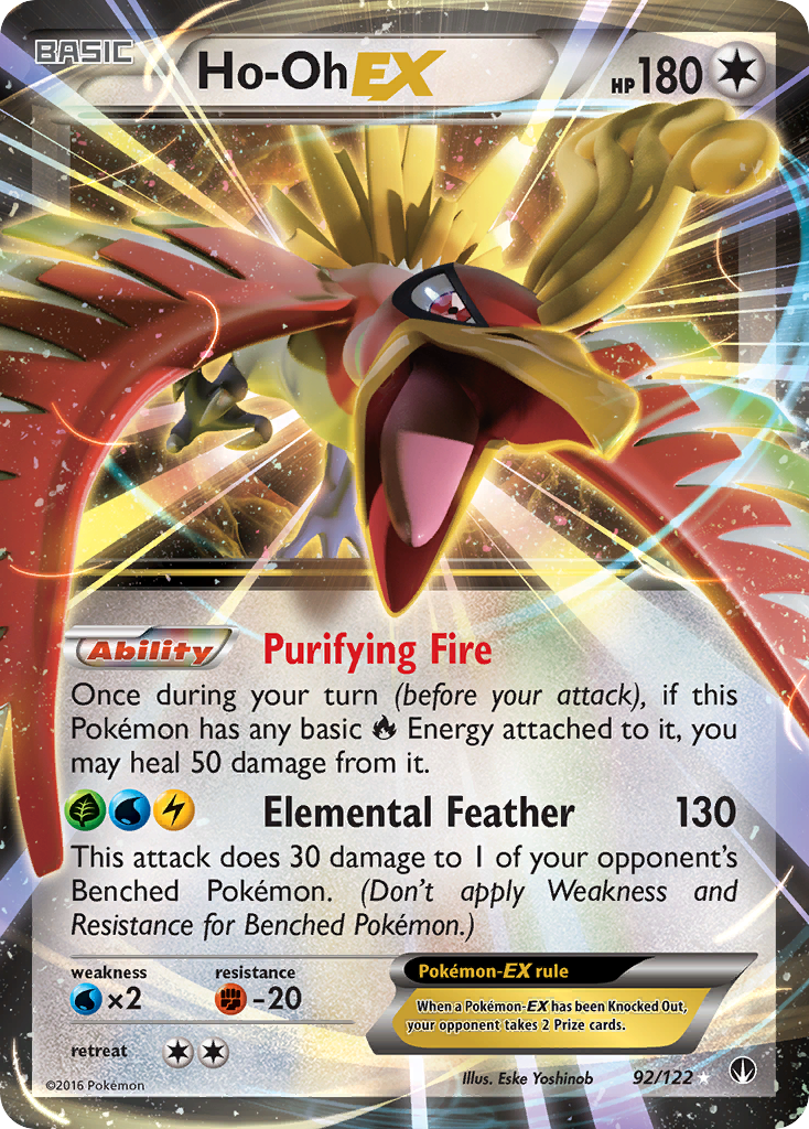 Ho-Oh EX (92/122) [XY: BREAKpoint] | Deep Dive Games St. Marys