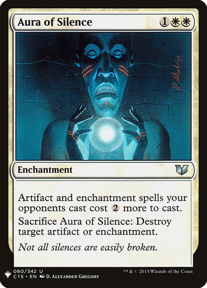 Aura of Silence [Mystery Booster] | Deep Dive Games St. Marys