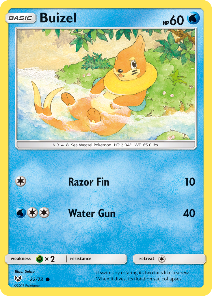 Buizel (22/73) [Sun & Moon: Shining Legends] | Deep Dive Games St. Marys