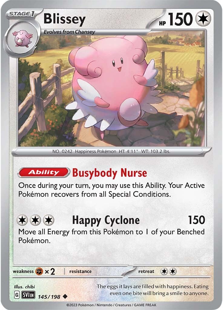 Blissey (145/198) [Scarlet & Violet: Base Set] | Deep Dive Games St. Marys