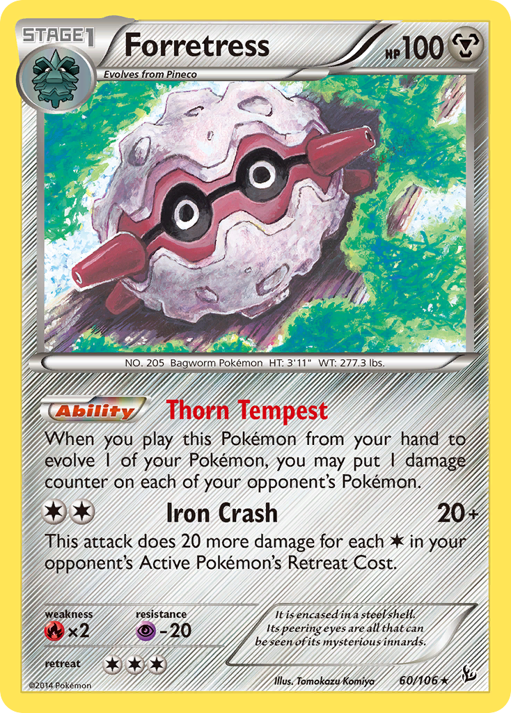 Forretress (60/106) [XY: Flashfire] | Deep Dive Games St. Marys