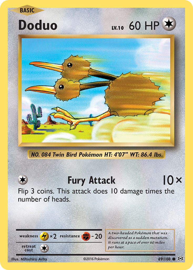 Doduo (69/108) [XY: Evolutions] | Deep Dive Games St. Marys