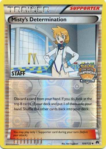 Misty's Determination (104/122) (Regional Championship Promo Staff) [XY: BREAKpoint] | Deep Dive Games St. Marys