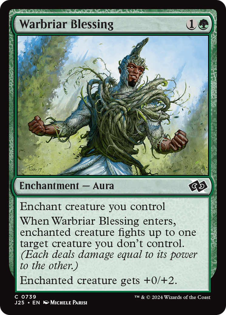 Warbriar Blessing [Foundations Jumpstart] | Deep Dive Games St. Marys