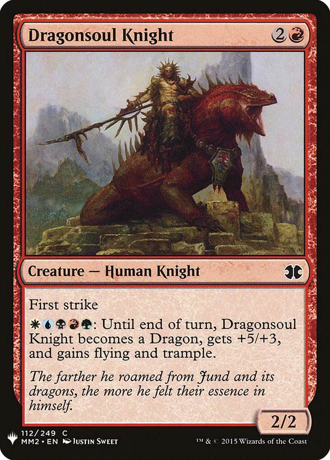 Dragonsoul Knight [Mystery Booster] | Deep Dive Games St. Marys