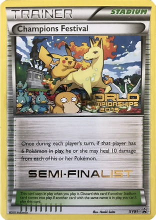 Champions Festival (XY91) (2015 Semi-Finalist) [XY: Black Star Promos] | Deep Dive Games St. Marys