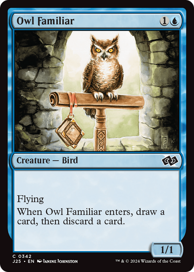 Owl Familiar [Foundations Jumpstart] | Deep Dive Games St. Marys