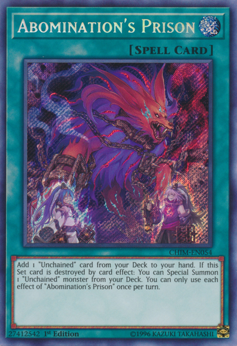 Abomination's Prison [CHIM-EN054] Secret Rare | Deep Dive Games St. Marys