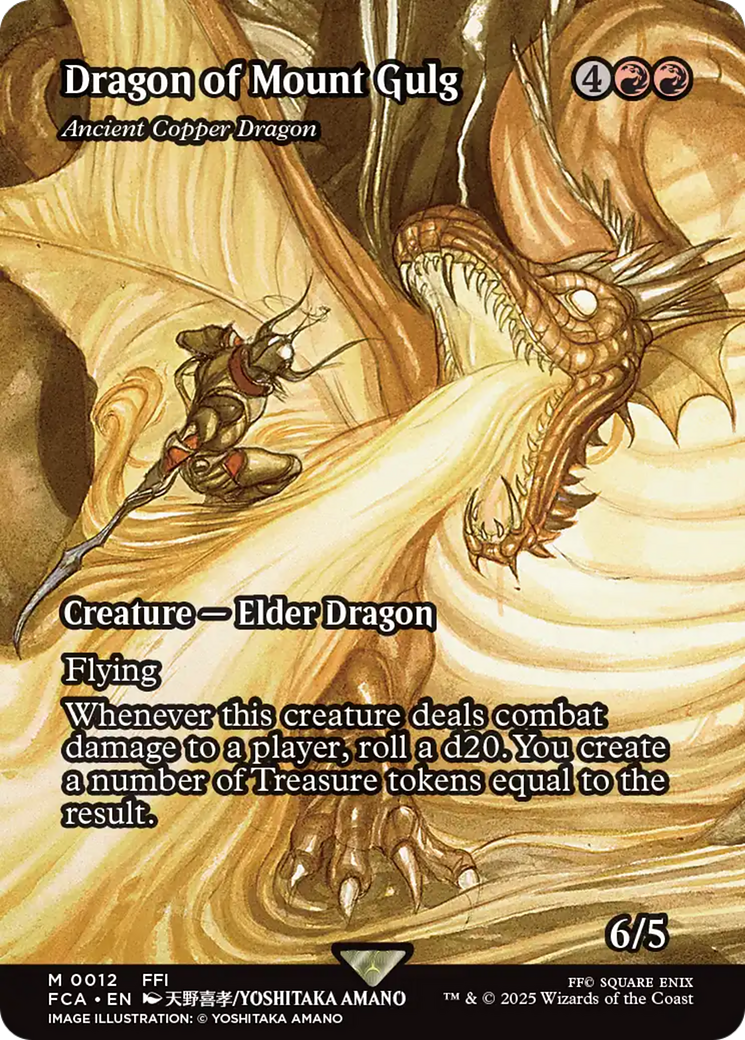 Dragon of Mount Gulg - Ancient Copper Dragon (Showcase) [FINAL FANTASY : Through the Ages] | Deep Dive Games St. Marys