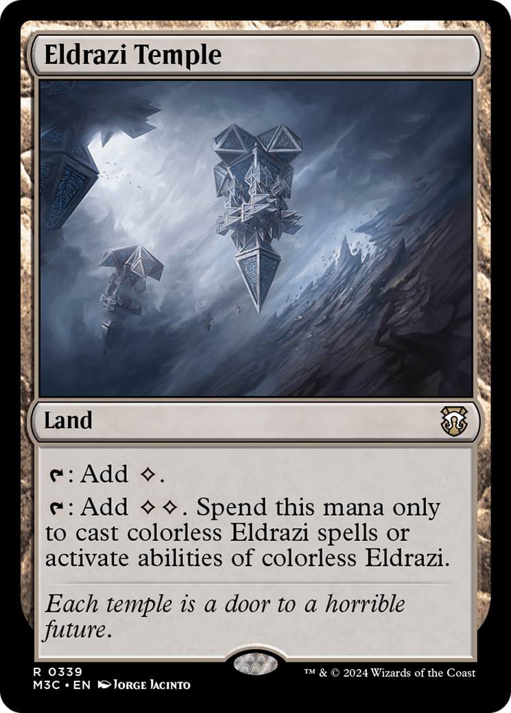 Eldrazi Temple (Ripple Foil) [Modern Horizons 3 Commander] | Deep Dive Games St. Marys