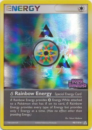 Rainbow Energy (98/110) (Delta Species) (Stamped) [EX: Holon Phantoms] | Deep Dive Games St. Marys