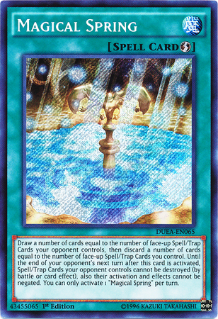 Magical Spring [DUEA-EN065] Secret Rare | Deep Dive Games St. Marys