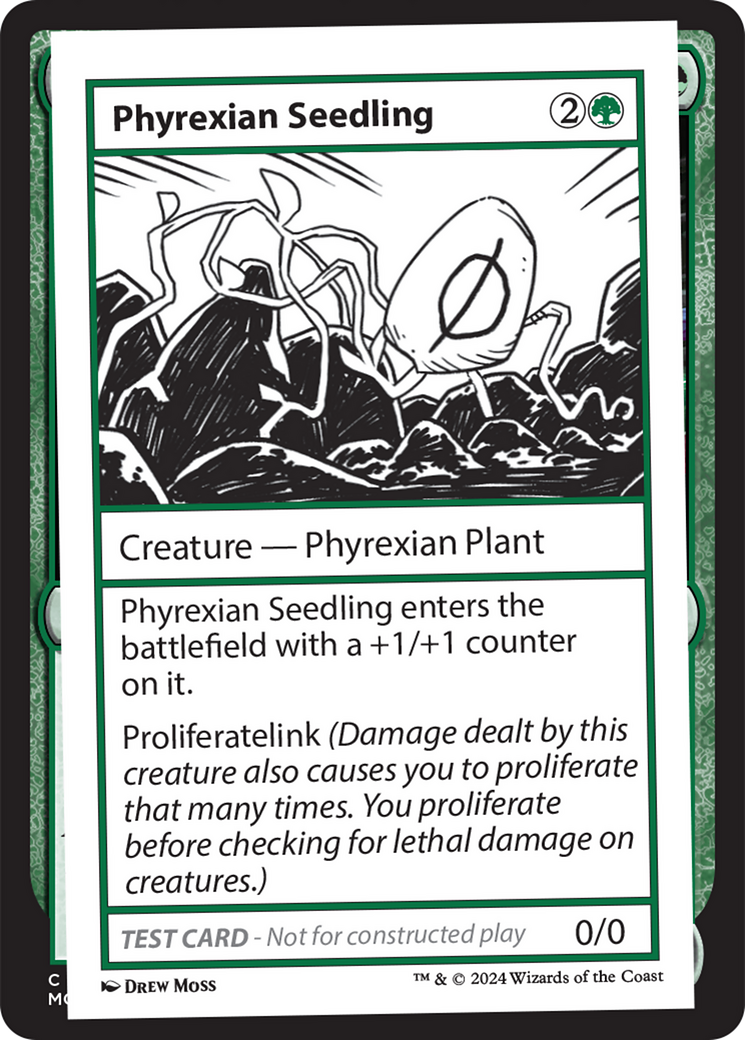 Phyrexian Seedling [Mystery Booster 2 Playtest Cards] | Deep Dive Games St. Marys
