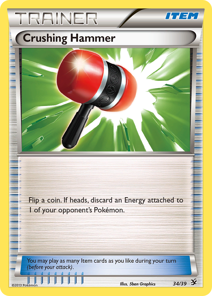 Crushing Hammer (34/39) [XY: Kalos Starter Set] | Deep Dive Games St. Marys