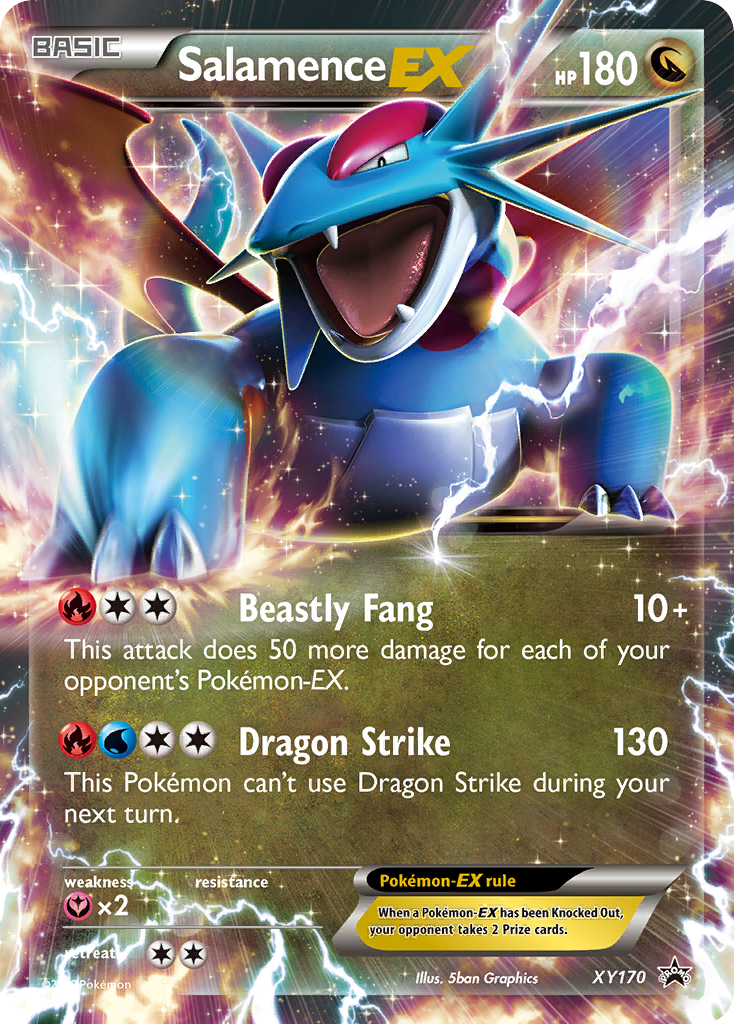 Salamence EX (XY170) [XY: Black Star Promos] | Deep Dive Games St. Marys