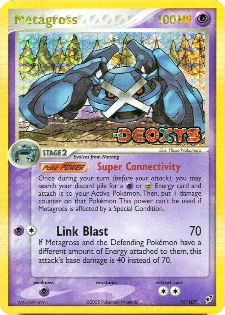 Metagross (11/107) (Stamped) [EX: Deoxys] | Deep Dive Games St. Marys