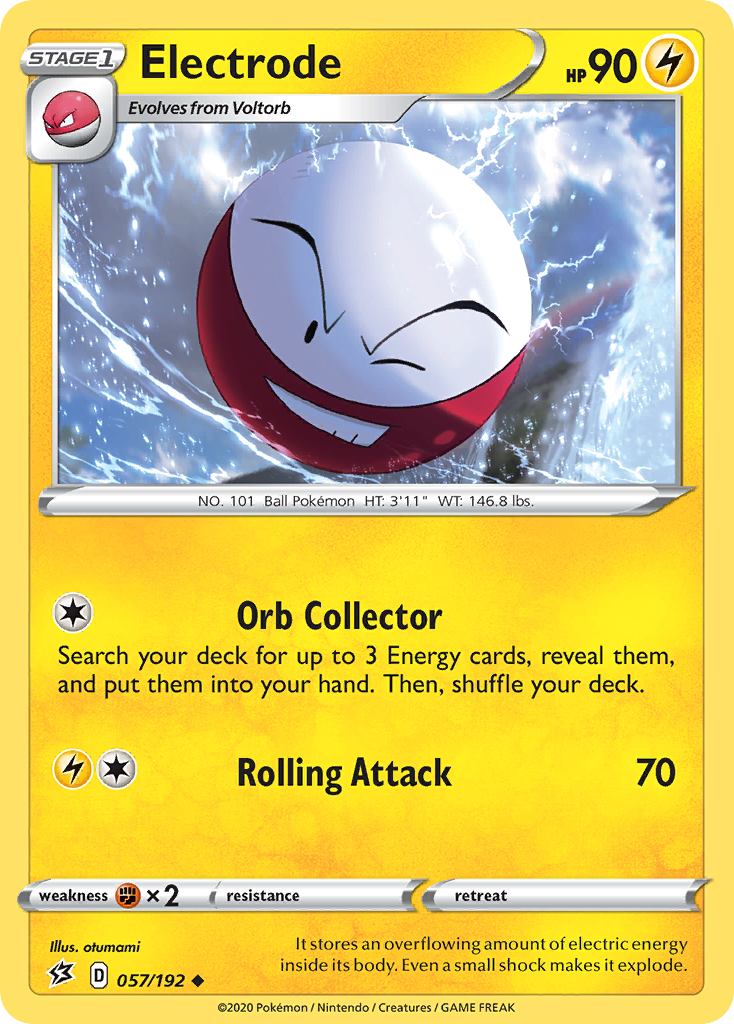 Electrode (057/192) [Sword & Shield: Rebel Clash] | Deep Dive Games St. Marys