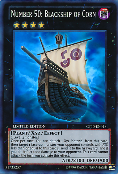 Number 50: Blackship of Corn [CT10-EN018] Super Rare | Deep Dive Games St. Marys