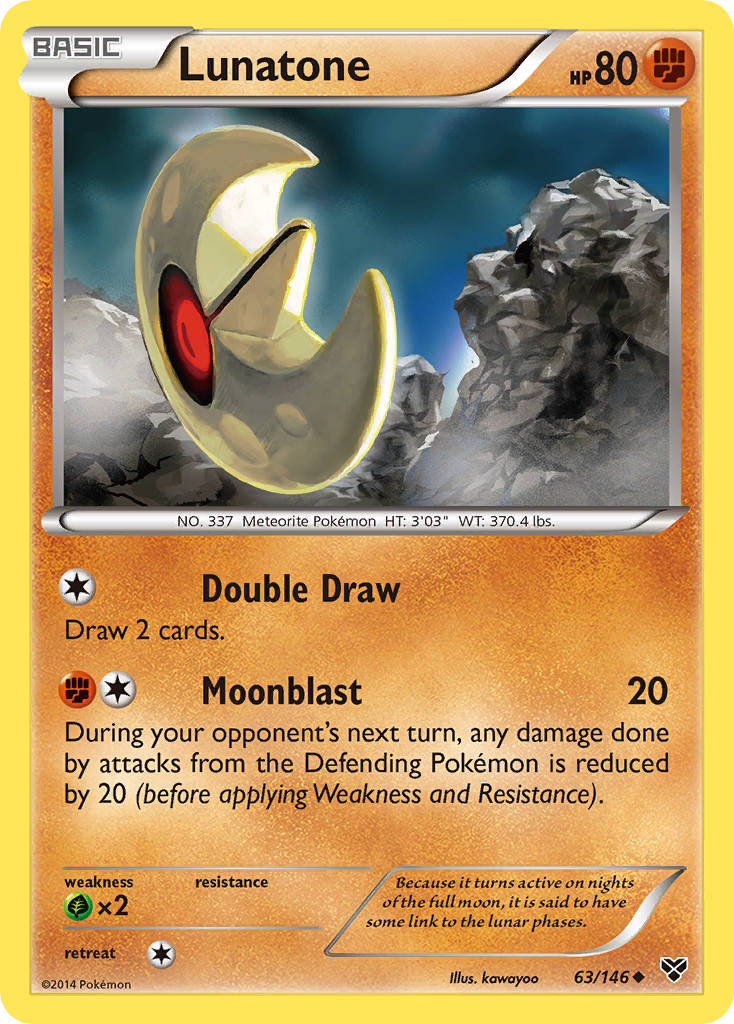 Lunatone (63/146) [XY: Base Set] | Deep Dive Games St. Marys