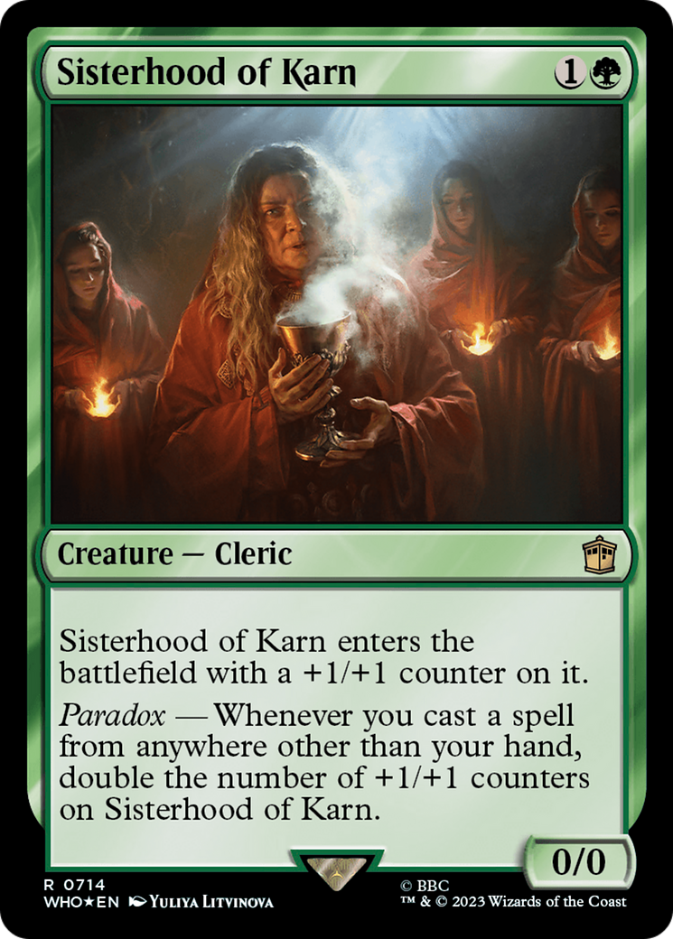 Sisterhood of Karn (Surge Foil) [Doctor Who] | Deep Dive Games St. Marys