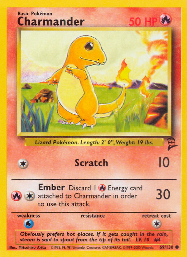 Charmander (69/130) [Base Set 2] | Deep Dive Games St. Marys