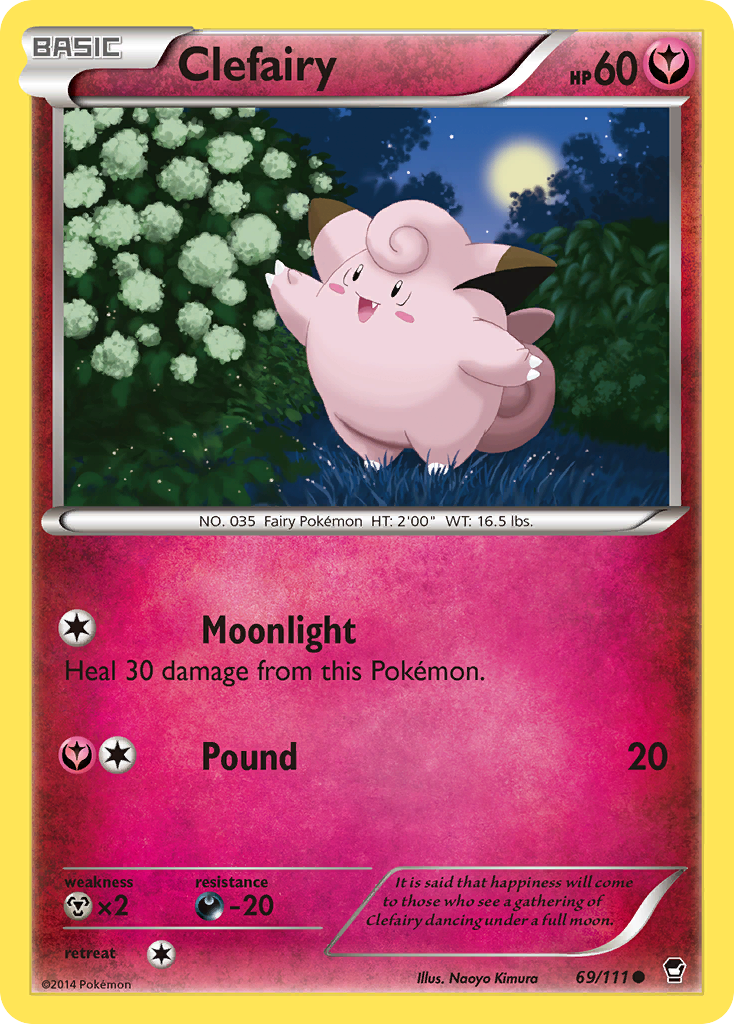 Clefairy (69/111) [XY: Furious Fists] | Deep Dive Games St. Marys