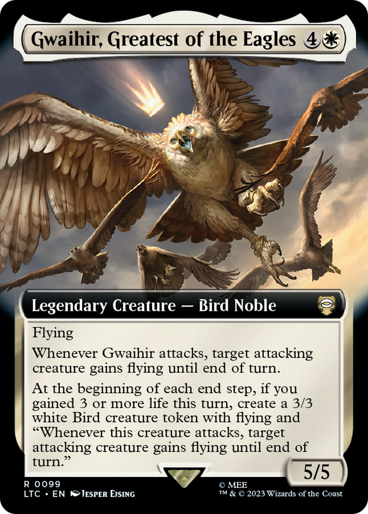 Gwaihir, Greatest of the Eagles (Extended Art) [The Lord of the Rings: Tales of Middle-Earth Commander] | Deep Dive Games St. Marys