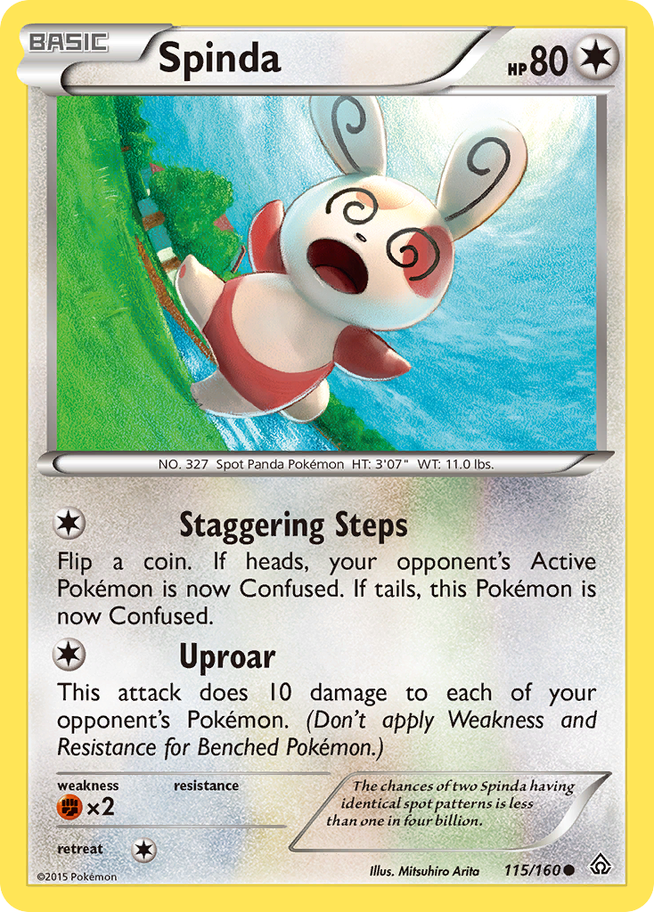 Spinda (115/160) [XY: Primal Clash] | Deep Dive Games St. Marys